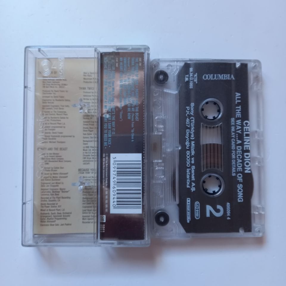 CELINE DION - ALL THE WAY... /  A DECADE OF SONG (1999) - KASET 2.EL