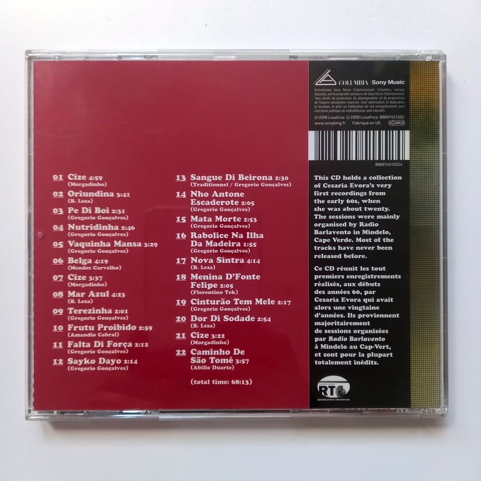 CESARIA EVORA – RADIO MINDELO / EARLY RECORDINGS (2008) - CD 2.EL