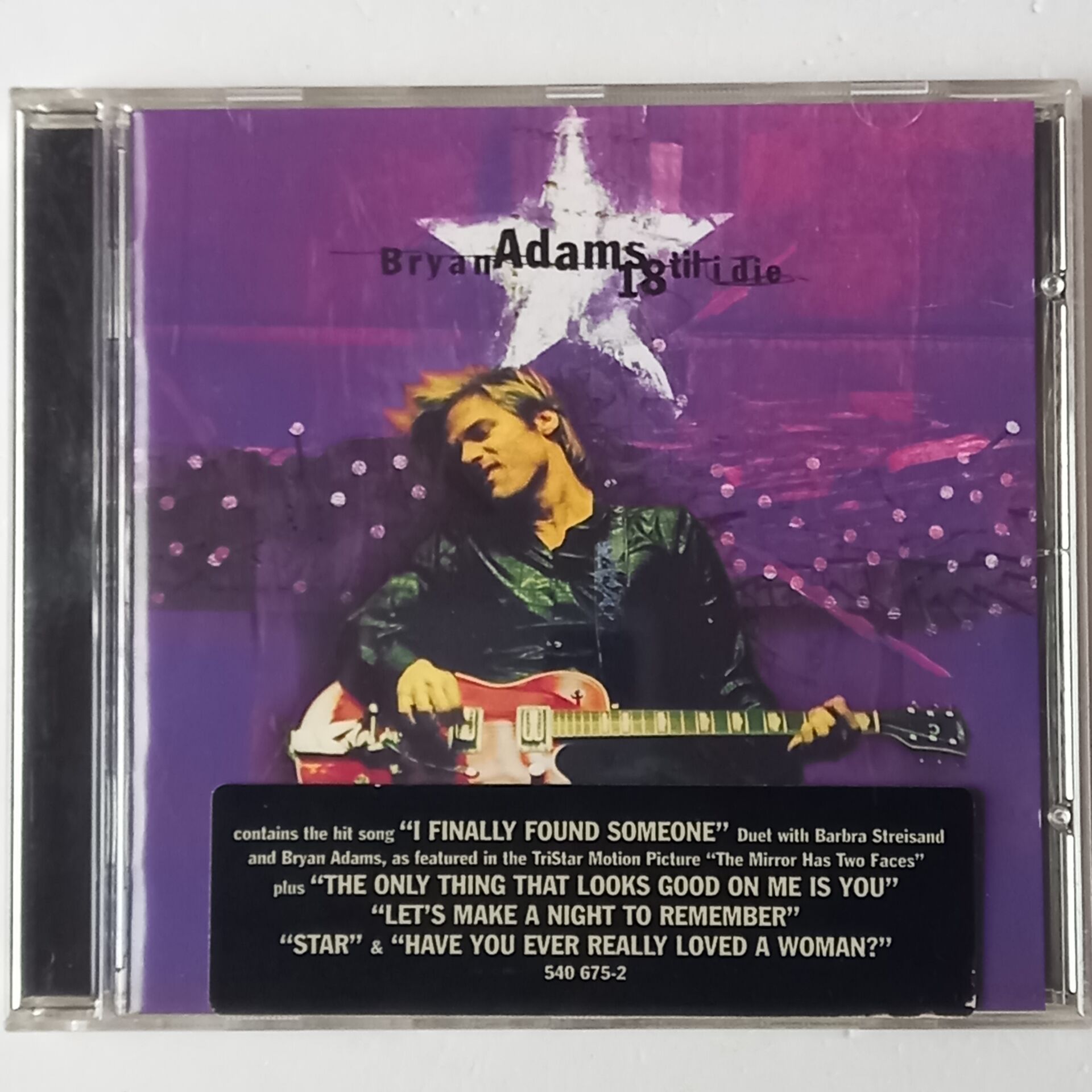BRYAN ADAMS – 18 TIL I DIE (1996) - CD REISSUE 2.EL