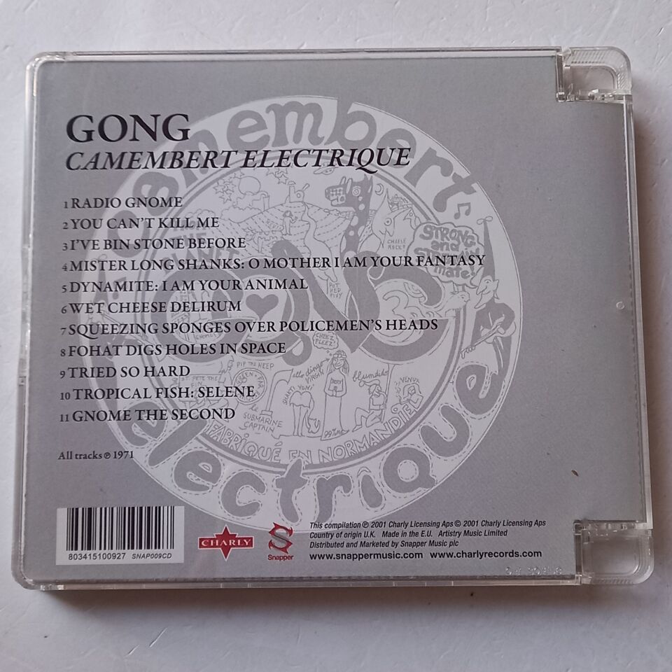 GONG – CAMEMBERT ELECTRIQUE (1971) - CD 2001 REMASTERED REISSUE 2.EL