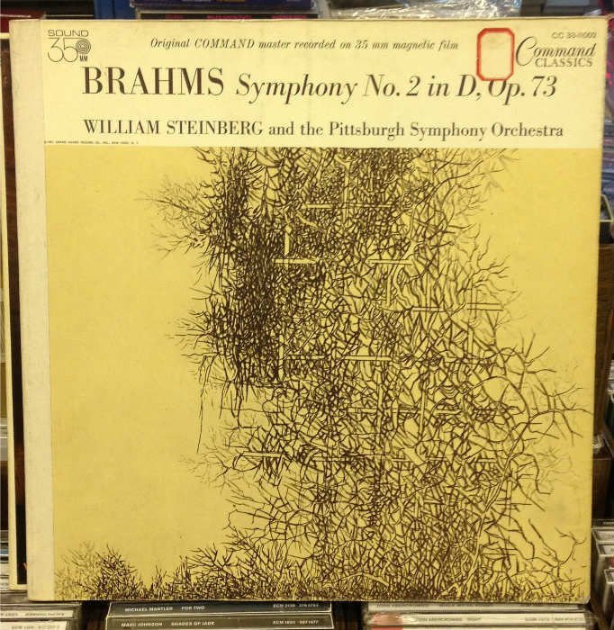 BRAHMS SYMPHONY NO 2 WILLIAM STEINBERG LP