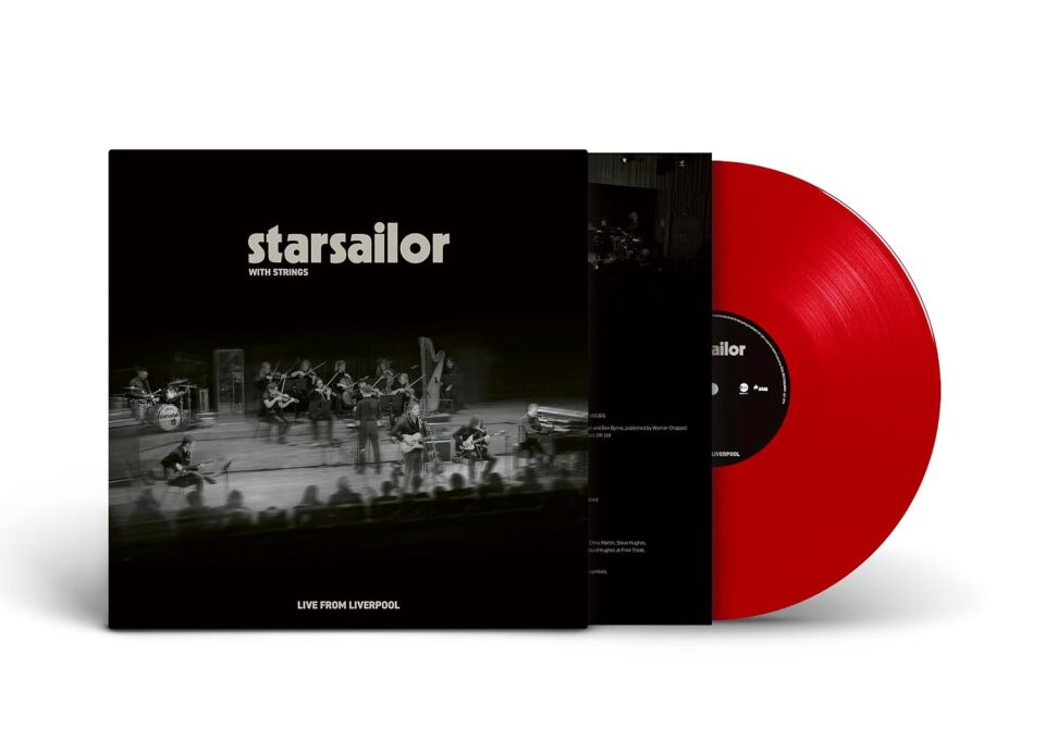 STARSAILOR - WITH STRINGS, LIVE FROM LIVERPOOL - LP 2025 RED COLOURED EDITION SIFIR PLAK