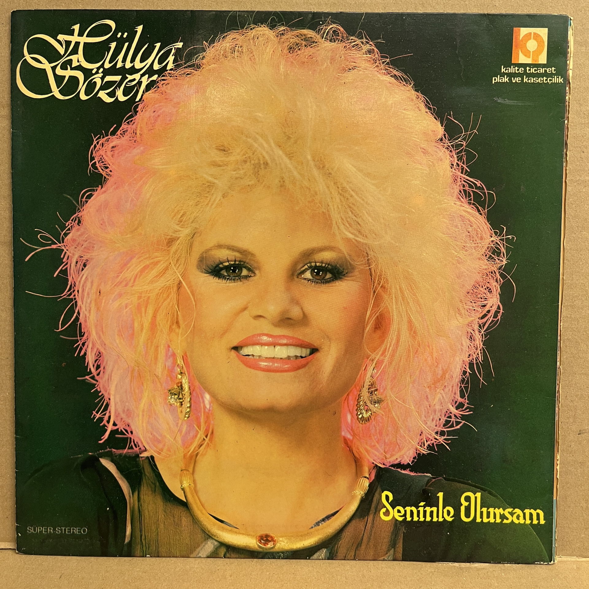 HÜLYA SÖZER - SENİNLE OLURSAM (1985) - LP 2.EL PLAK