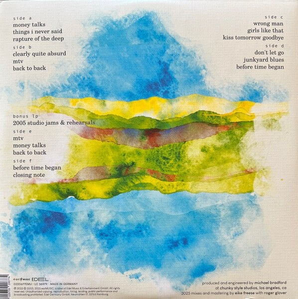 DEEP PURPLE – RAPTURE OF THE DEEP (2005) - 3LP  45RPM 2025 REMASTERED REISSUE 20TH ANNIVERSARY EDITION TRANSPARENT SKY BLUE 180GR VINYL SIFIR PLAK