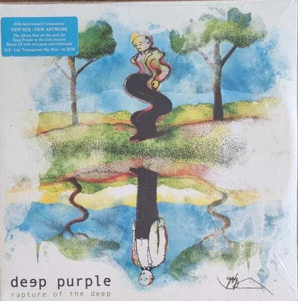DEEP PURPLE – RAPTURE OF THE DEEP (2005) - 3LP  45RPM 2025 REMASTERED REISSUE 20TH ANNIVERSARY EDITION TRANSPARENT SKY BLUE 180GR VINYL SIFIR PLAK