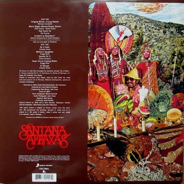 SANTANA – ABRAXAS (1970) - LP 2016 REMASTERED REISSUE GATEFOLD SIFIR PLAK