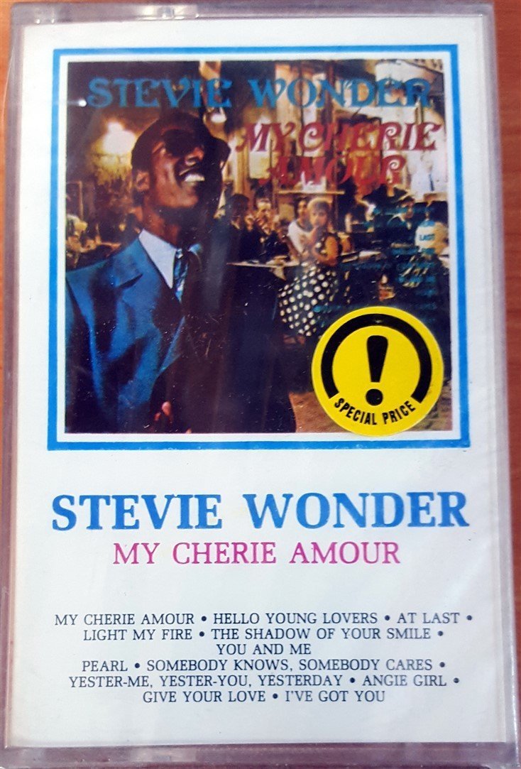 STEVIE WONDER - MY CHERIE AMOUR (1987) MMY CASSETTE MADE IN TURKEY ''NEW'' PAPER LABEL