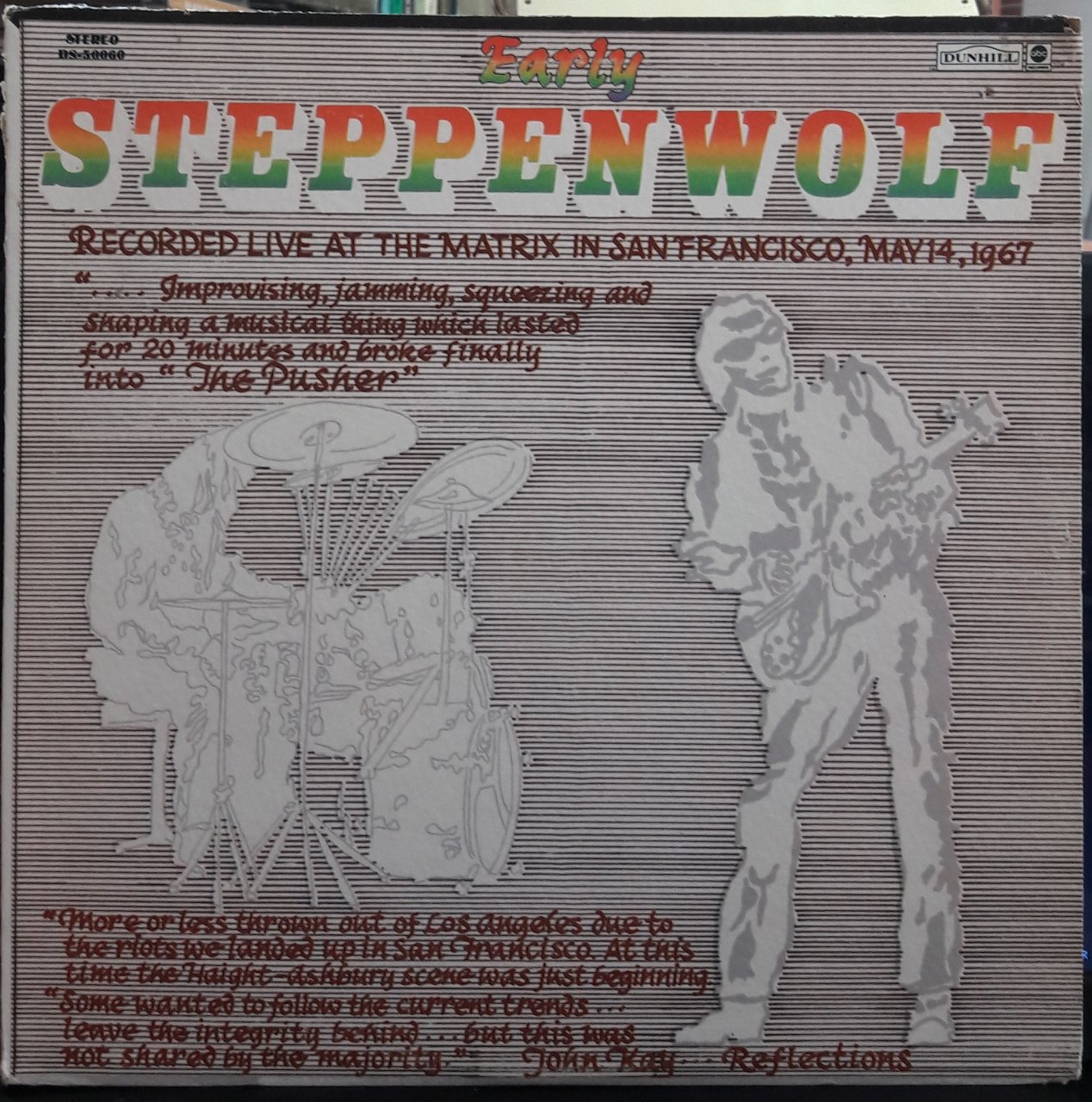 STEPPENWOLF - EARLY STEPPENWOLF (1967) - PLAK 2.EL