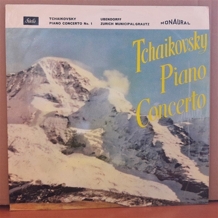 TCHAIKOVSKY: PIANO CONCERTO NO.1, MARIUS UBENDORFF, ZURICH MUNICIPAL ORCHESTRA - LP 2.EL PLAK