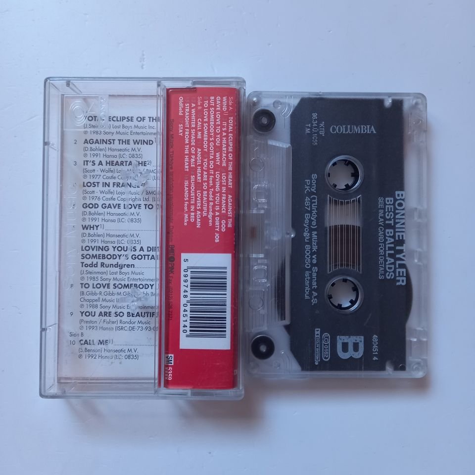 BONNIE TYLER - BEST BALLADS (1996) - KASET 2.EL