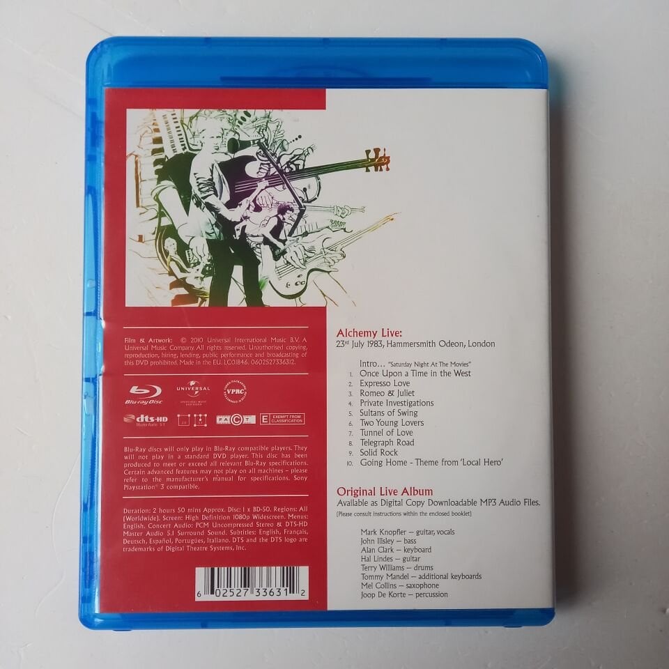 ALCHEMY - LIVE DIRE STRAITS - BLU-RAY 2.EL