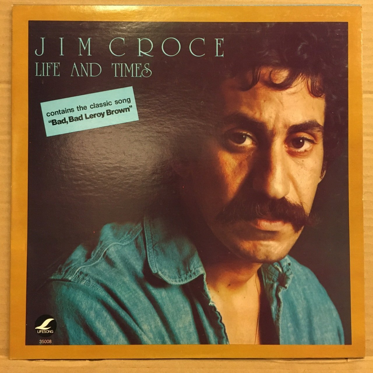 JIM CROCE - LIFE AND TIMES (1972) 1977 REISSUE 2.EL PLAK