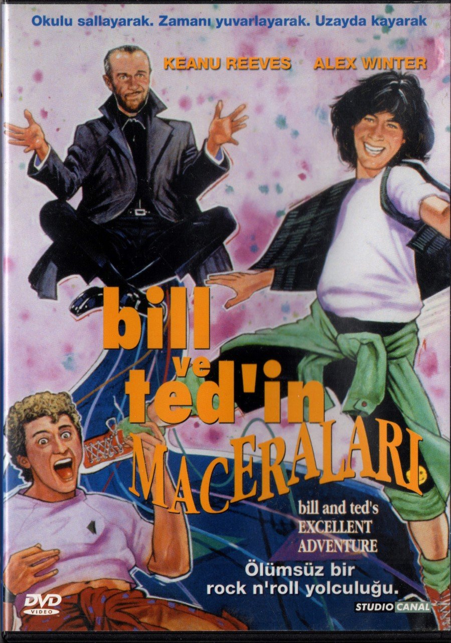 BILL VE TED'İN MACERALARI - BILL AND TED'S EXCELLENT ADVENTURE - KEANU REEVES - ALEX WINTER - DVD 2.EL