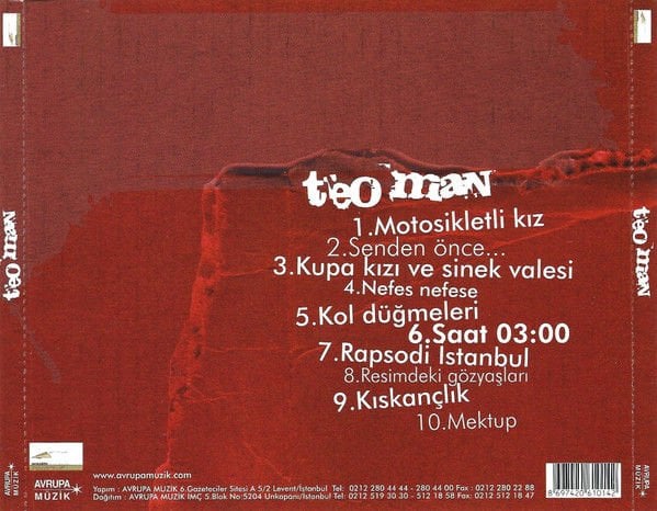 TEOMAN - TEOMAN (2003) - CD 2024 SIFIR