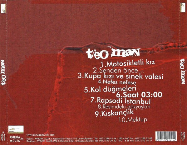 TEOMAN - TEOMAN (2003) - CD 2024 SIFIR
