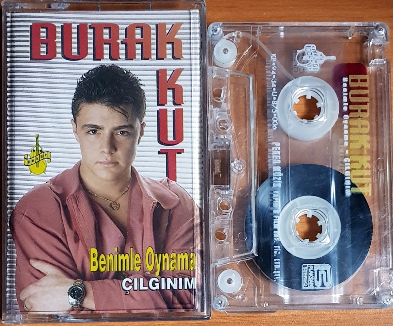 BURAK KUT - BENİMLE OYNAMA / ÇILGINIM (1994) PEKER MÜZİK KASET 2.EL