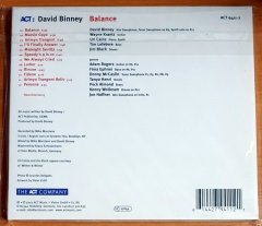 DAVID BINNEY - BALANCE / URI CAINE, WAYNE KRANTZ, TIM LEFEBVRE, JIM BLACK (2002) - CD ACT 2.EL