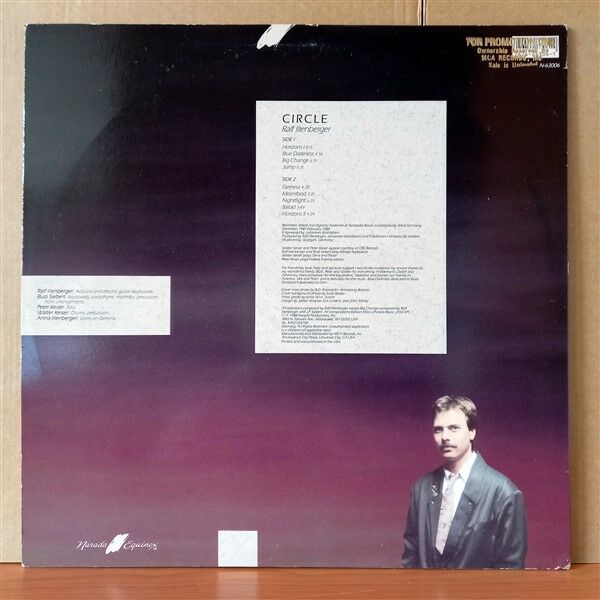 RALF ILLENBERGER – CIRCLE (1988) - LP 2.EL PLAK