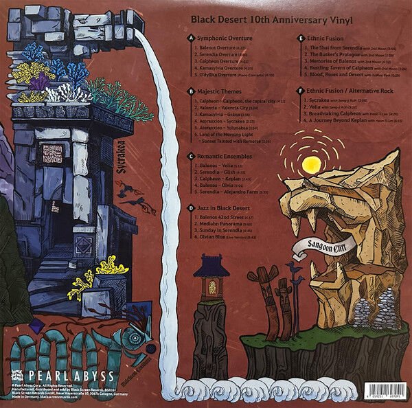 BLACK DESERT - VIDEO GAME SOUNDTRACK (2014) - 3xLP 2025 COLOURED EDITION SIFIR PLAK