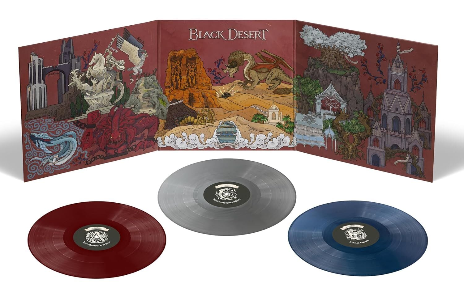 BLACK DESERT - VIDEO GAME SOUNDTRACK (2014) - 3xLP 2025 COLOURED EDITION SIFIR PLAK