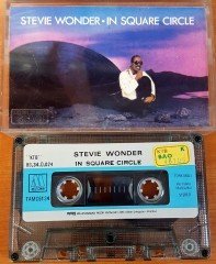 STEVIE WONDER - IN SQUARE CIRCLE (1986) MMY CASSETTE MADE IN TURKEY ''USED'' PAPER LABEL