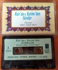 KUR'AN-I KERİM'DEN SURELER - OKUYAN: HAFIZ İSMAİL BİÇER KASET 2.EL