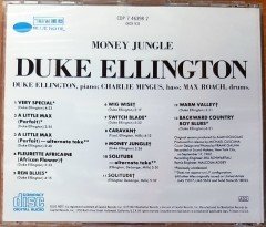 DUKE ELLINGTON - MONEY JUNGLE / CHARLIE MINGUS MAX ROACH (1962) 1987 REISSUE / MADE IN WEST GERMANY CD 2.EL