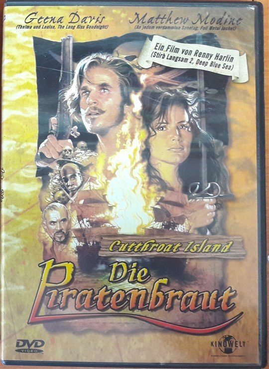 DIE PIRATENBRAUT - CUTTHROAT ISLAND - GEENA DAVIS - DVD 2.EL