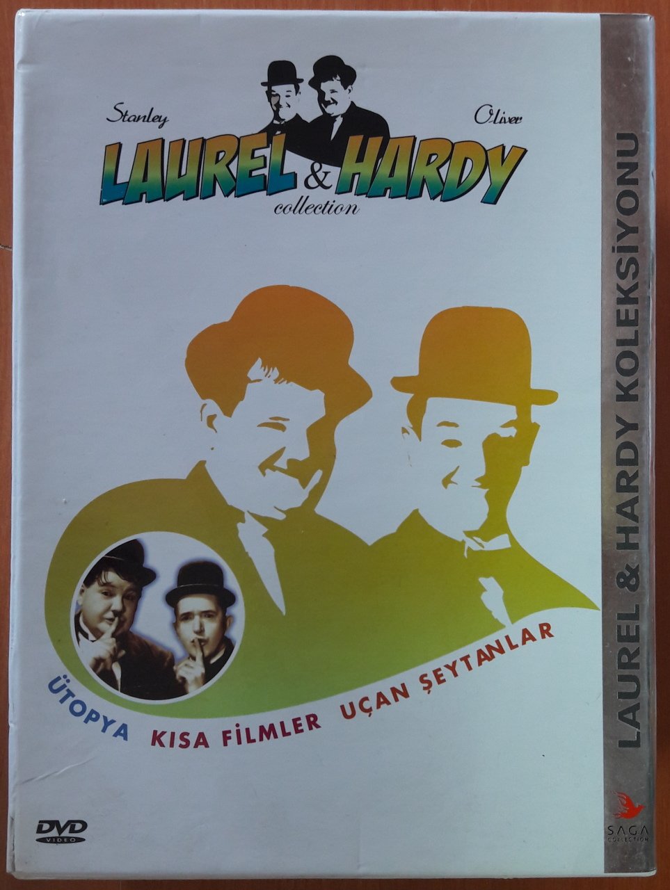 LAUREL & HARDY - ÜTOPYA - KISA FİLMLER - UÇUK ASKERLER - 3DVD KUTU 2.EL