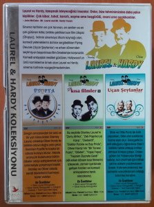 LAUREL & HARDY - ÜTOPYA - KISA FİLMLER - UÇUK ASKERLER - 3DVD KUTU 2.EL
