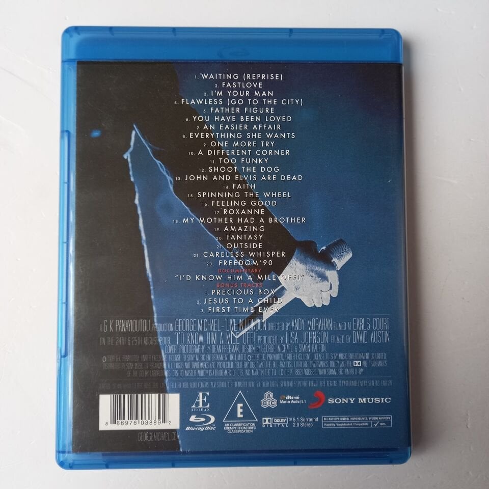 GEORGE MICHAEL - LIVE IN LONDON - BLU-RAY 2.EL