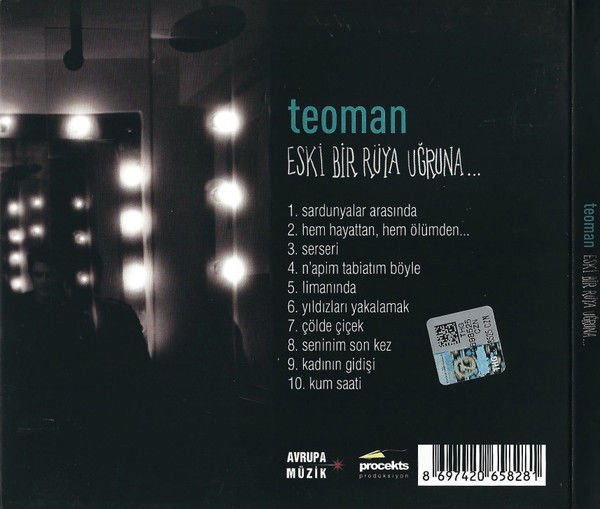 TEOMAN - ESKİ BİR RÜYA UĞRUNA (2015) - CD 2024 SIFIR