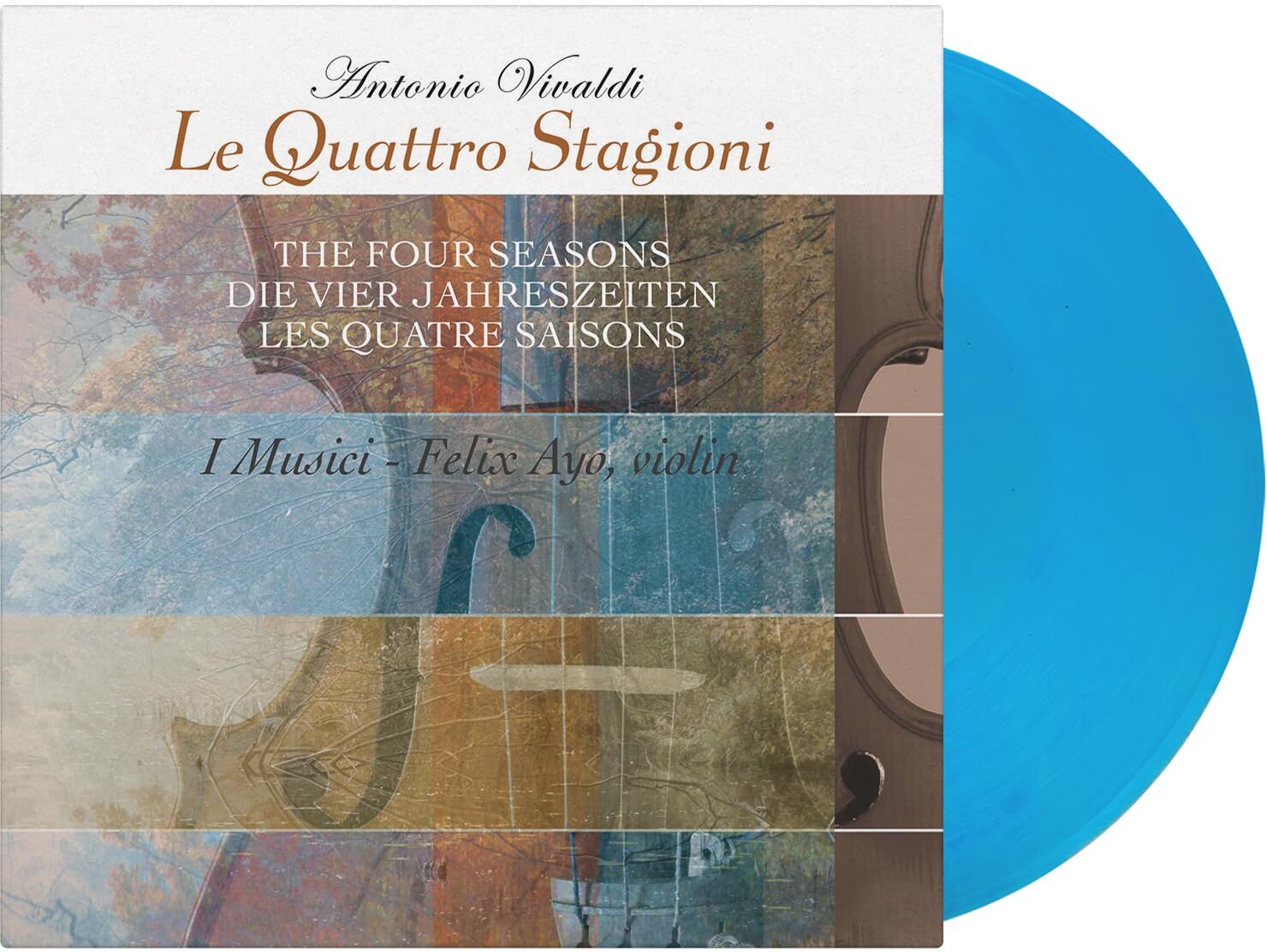 VIVALDI - LE QUATTRO STAGIONI / THE FOUR SEASONS (2015) VIOLIN FELIX AYO - LP 180GR 2025 COLOURED EDITION SIFIR PLAK