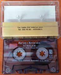 KUR'AN-I KERİM'DEN SURELER - OKUYAN: HAFIZ İSMAİL BİÇER KASET 2.EL
