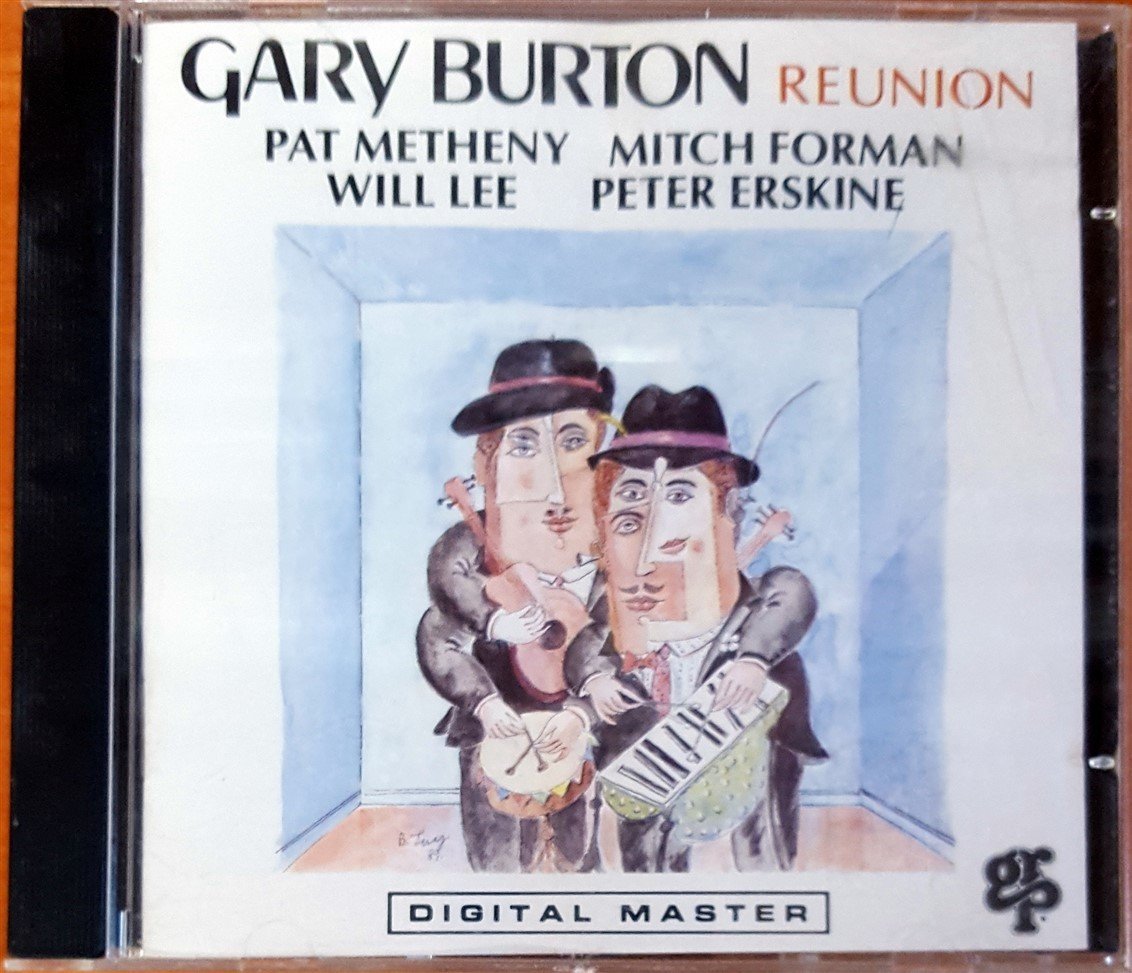 GARY BURTON - REUNION / PAT METHENY, PETER ERSKINE, WILL LEE, MITCH FORMAN (1990) GRP RECORDS CD 2.EL