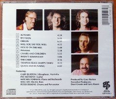 GARY BURTON - REUNION / PAT METHENY, PETER ERSKINE, WILL LEE, MITCH FORMAN (1990) GRP RECORDS CD 2.EL