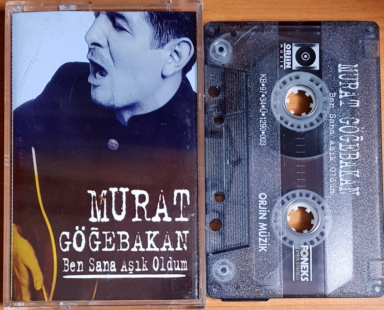 MURAT GÖĞEBAKAN - BEN SANA AŞIK OLDUM (1997) ORJİN MÜZİK KASET 2.EL