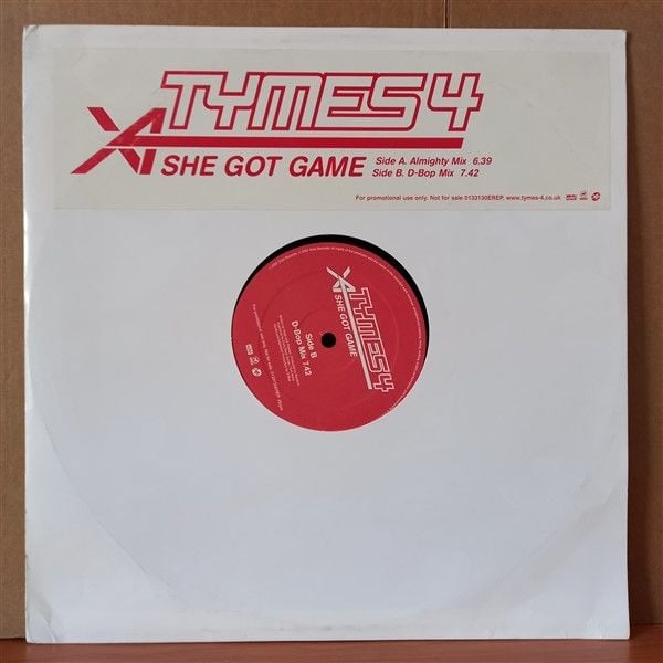 TYMES 4 – SHE GOT GAME (2001) - 12'' 45RPM MAXI SINGLE 2.EL PLAK