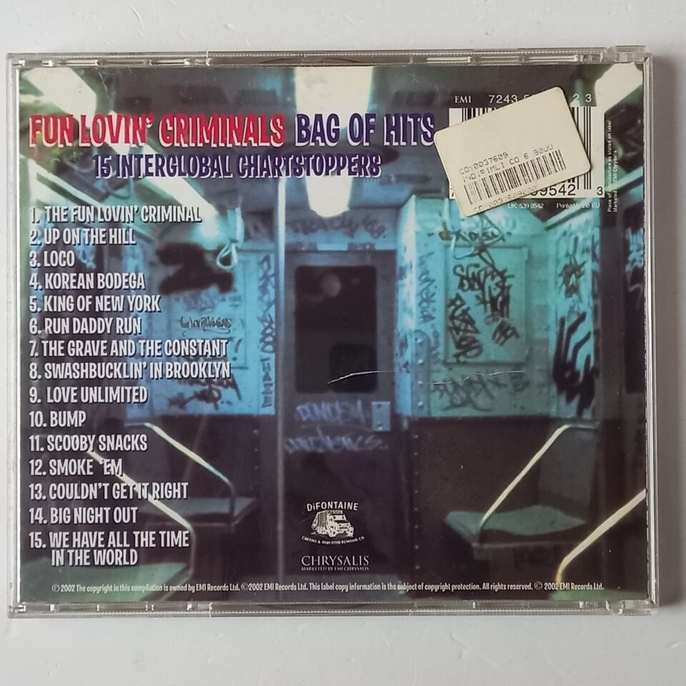FUN LOVIN\' CRIMINALS – BAG OF HITS (2002) - CD 2.EL