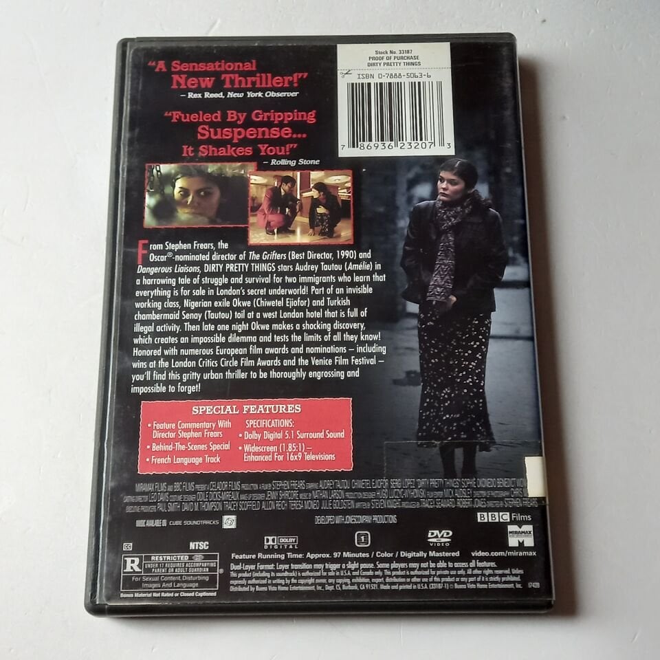 DIRTY PRETTY THINGS - AUDREY TAUTOU - DVD 2.EL 1.BÖLGE