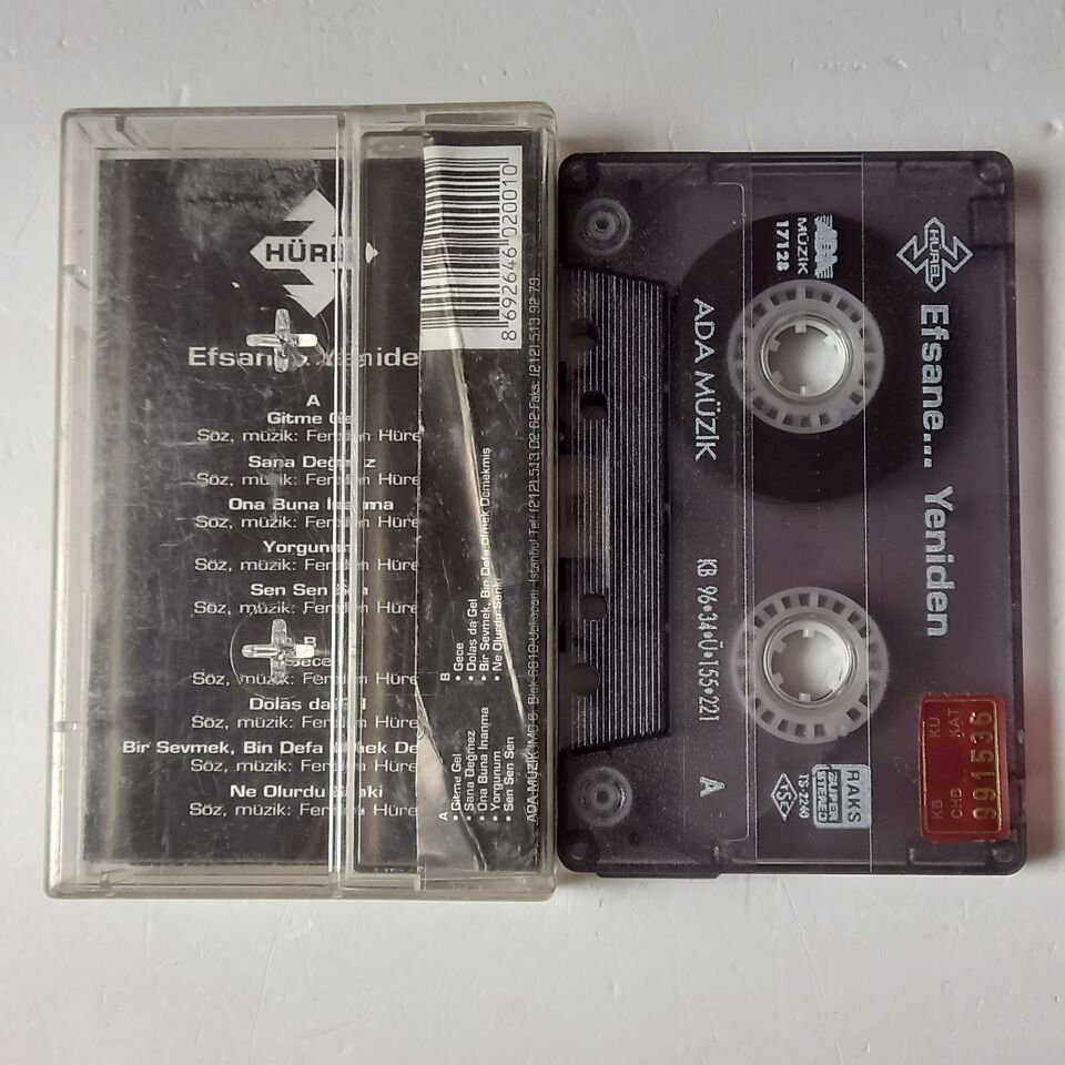 3 HÜREL - YENİDEN (1996) - KASET 2.EL