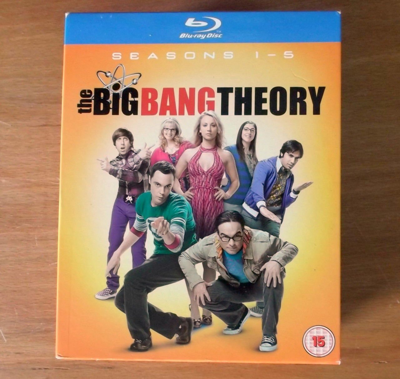 BIG BANG THEORY Seasons 1-5 - 5 BLU-RAY Box 2.EL