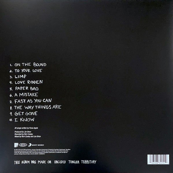 FIONA APPLE - WHEN THE PAWN... (1999) - LP 2023 EDITION SIFIR PLAK