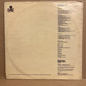 BEŞ YIL ÖNCE ON YIL SONRA - 5 VALS 10 TANGO (1982) - LP 2.EL PLAK