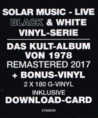 GROBSCHNITT - SOLAR MUSIC LIVE (1978) - PLAK SIFIR