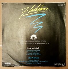 FLASHDANCE SOUNDTRACK - JOE ESPOSITO ''LADY LADY LADY'' / SHANDI ''HE'S A DREAM'' (1983) - 7'' 45 DEVİR 2.EL PLAK