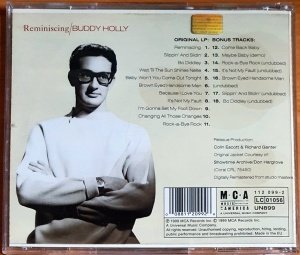 BUDDY HOLLY - REMINISCING (1963) - CD 1999 REISSUE 2.EL