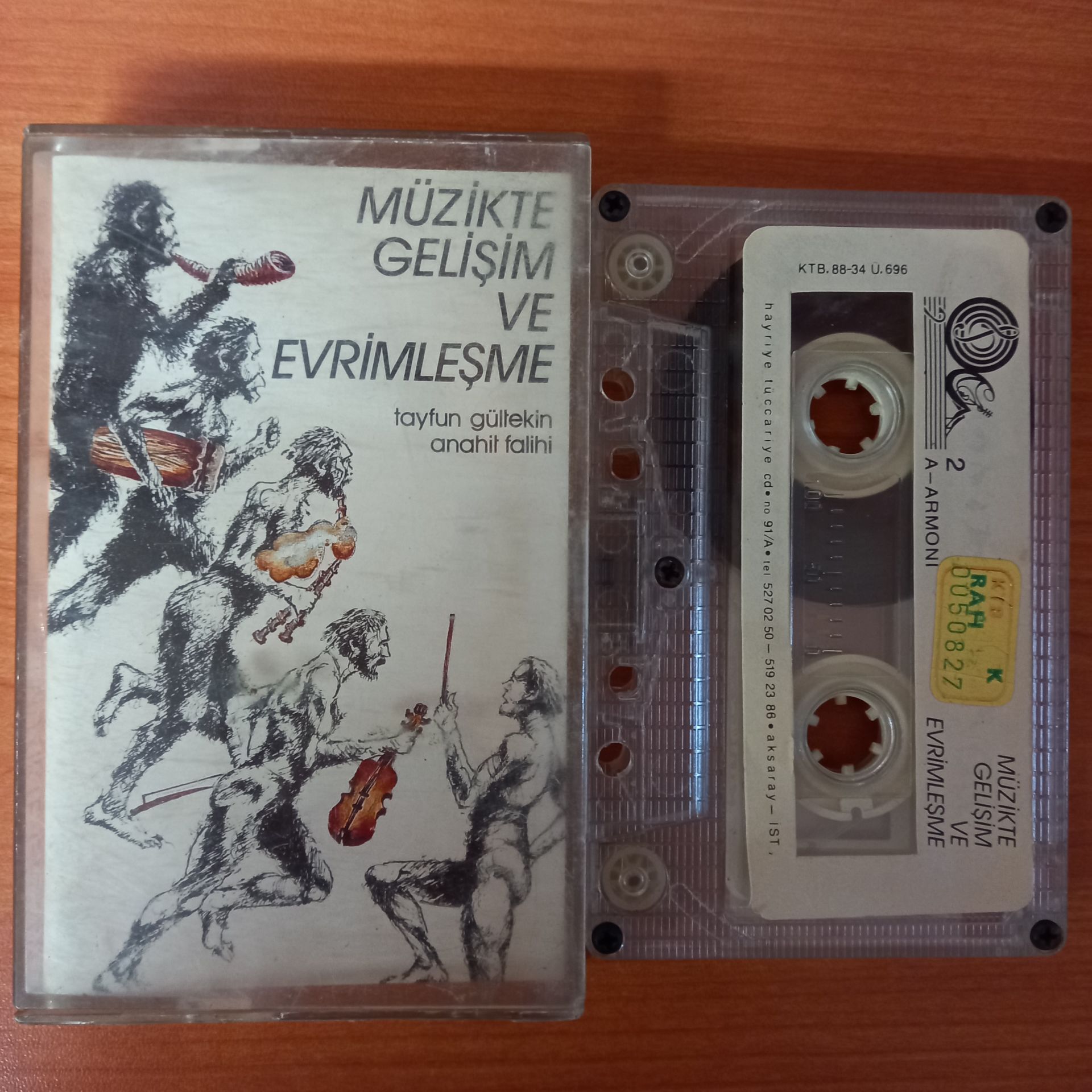 TAYFUN GÜLTEKİN, ANAHİT FALİHİ - MÜZİKTE GELİŞİM VE EVRİMLEŞME (1988) - KASET 2.EL