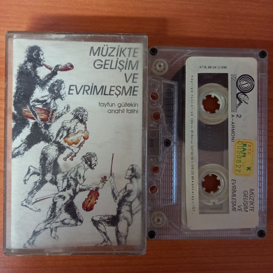 TAYFUN GÜLTEKİN, ANAHİT FALİHİ - MÜZİKTE GELİŞİM VE EVRİMLEŞME (1988) - KASET 2.EL