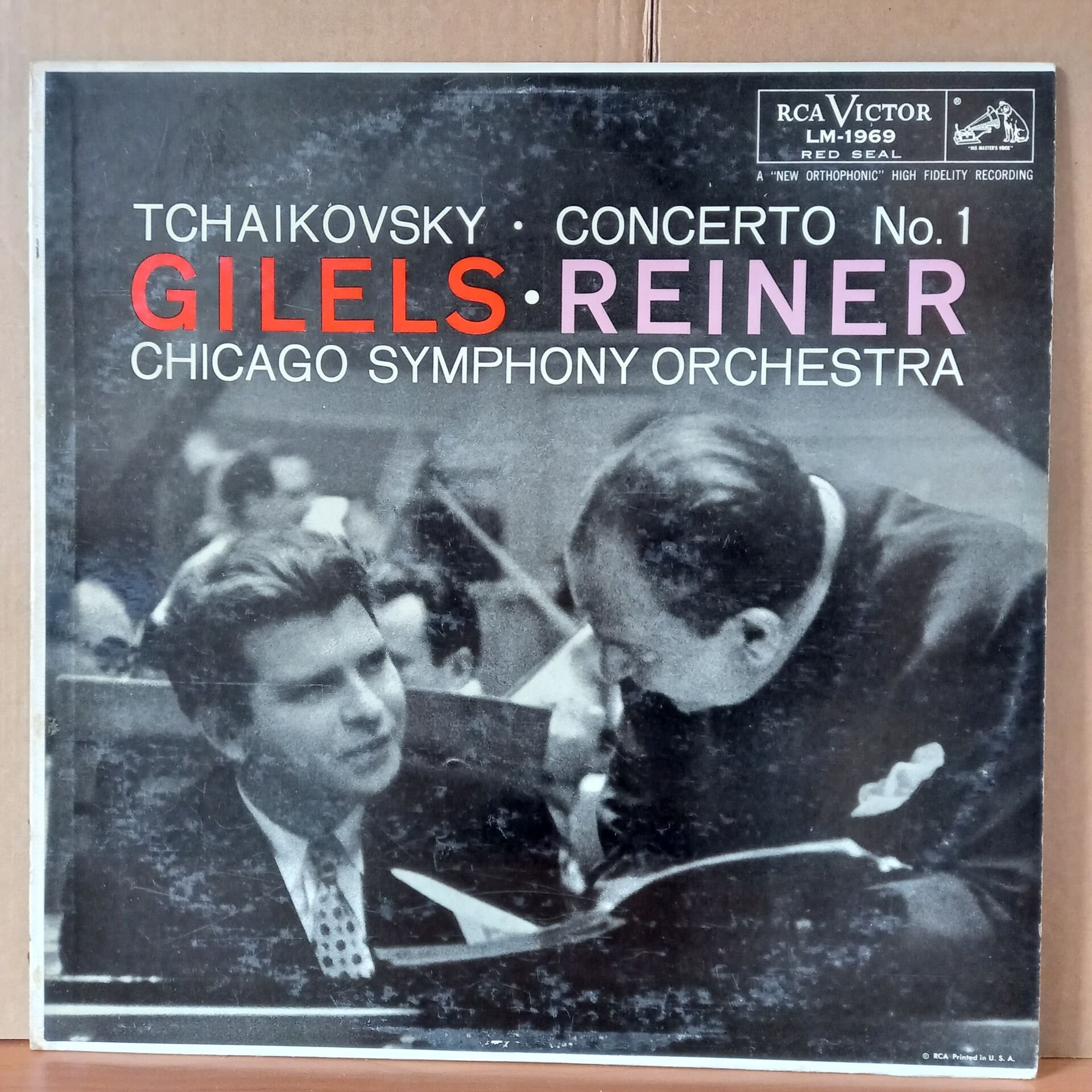 TCHAIKOVSKY: CONCERTO NO. 1 / GILELS • REINER • CHICAGO SYMPHONY ORCHESTRA (1955) - LP 2.EL PLAK